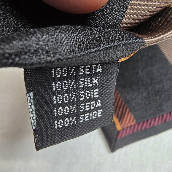 Blue Rooster Men's Black Diagonal Striped Tie 100% Silk NWT vintage - Picture 6 of 6